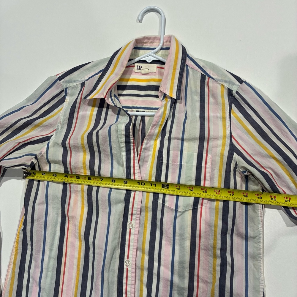 GAP Multicolor Striped Men's Shirt - Picture 7 of 9